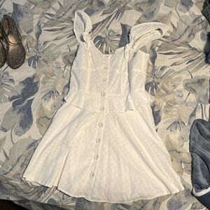 White dress perfect for bachelorette party